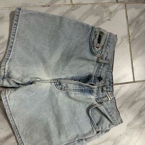 Vintage Calvin Klein blue Jean shorts button fly